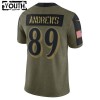 Lasten Baltimore Ravens NFL Pelipaita Mark Andrews 89 Nike 2021 Salute to Service